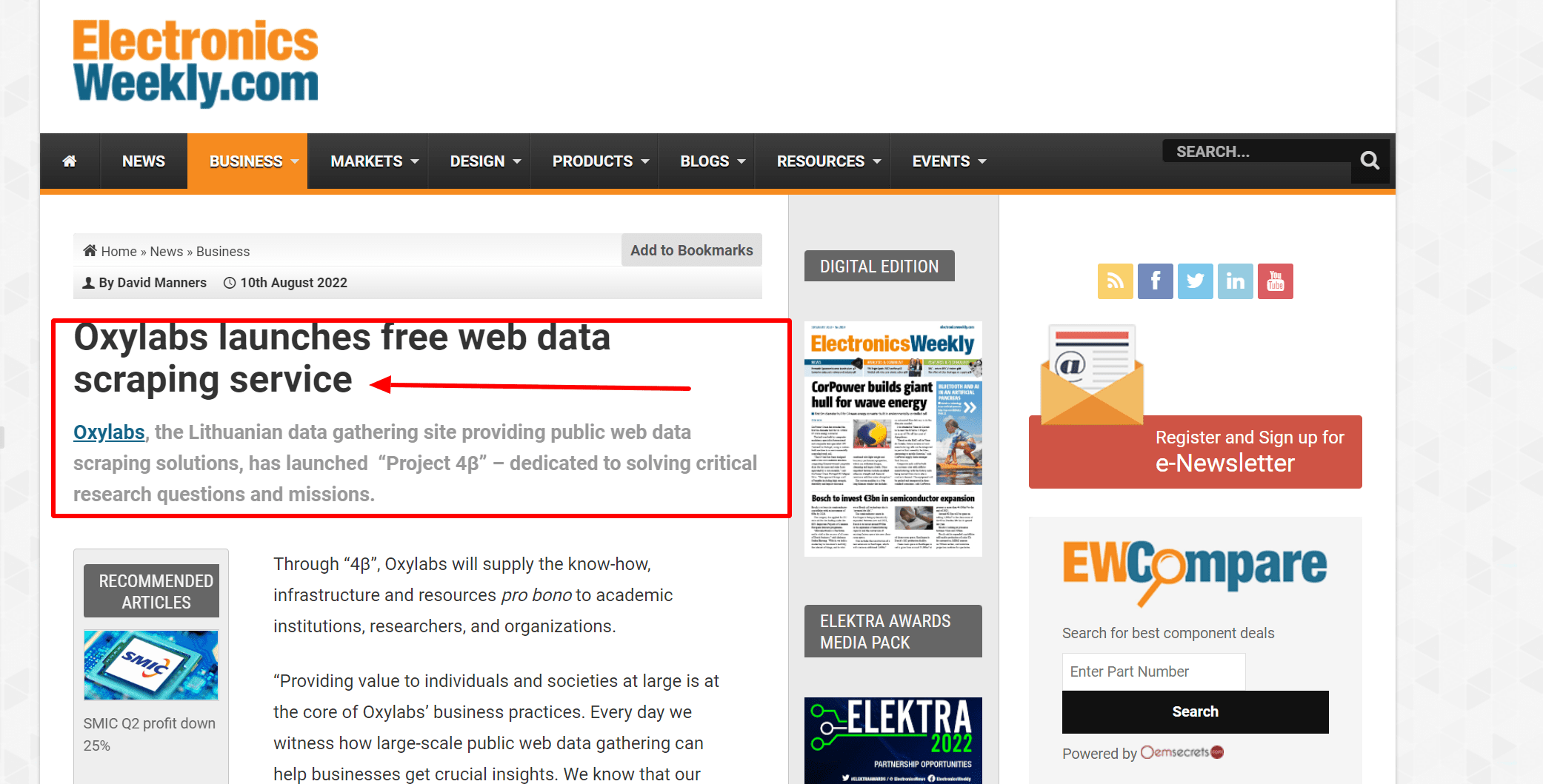 Oxylabs launches free web data scraping service