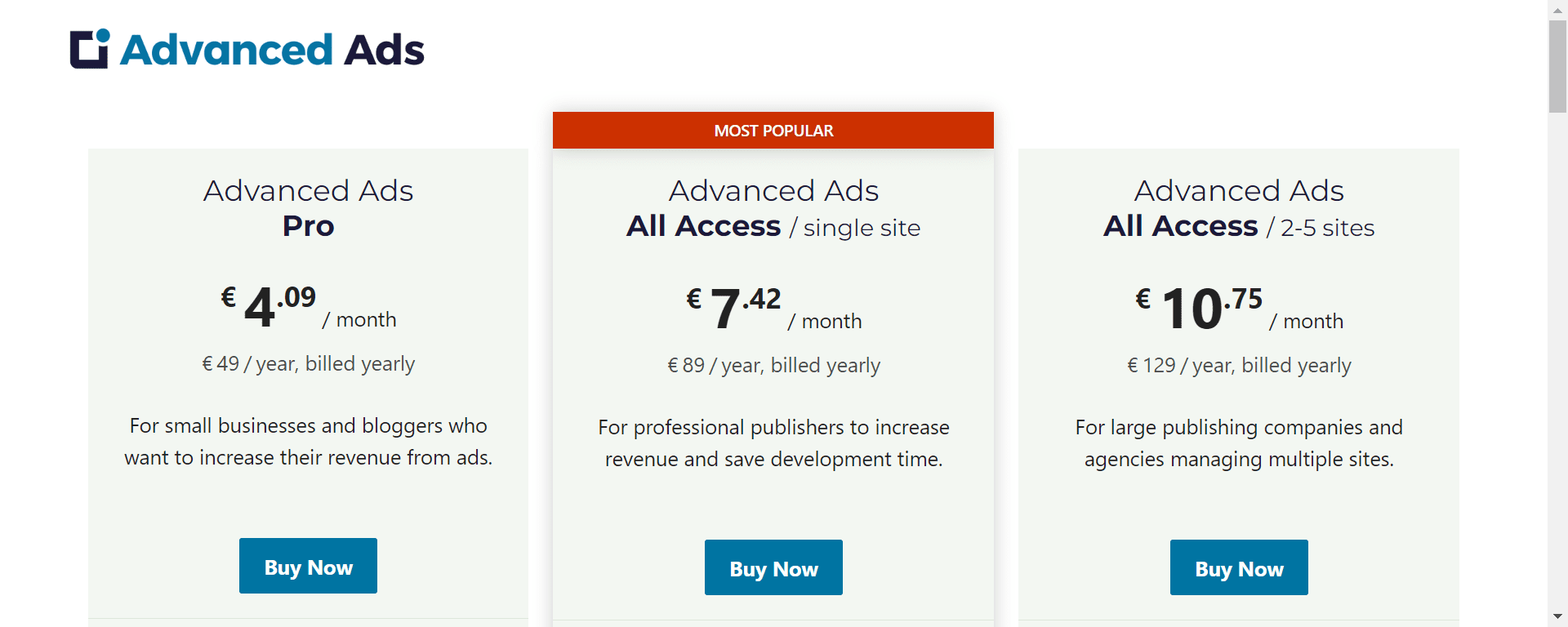 Pricing-Advanced-Ads