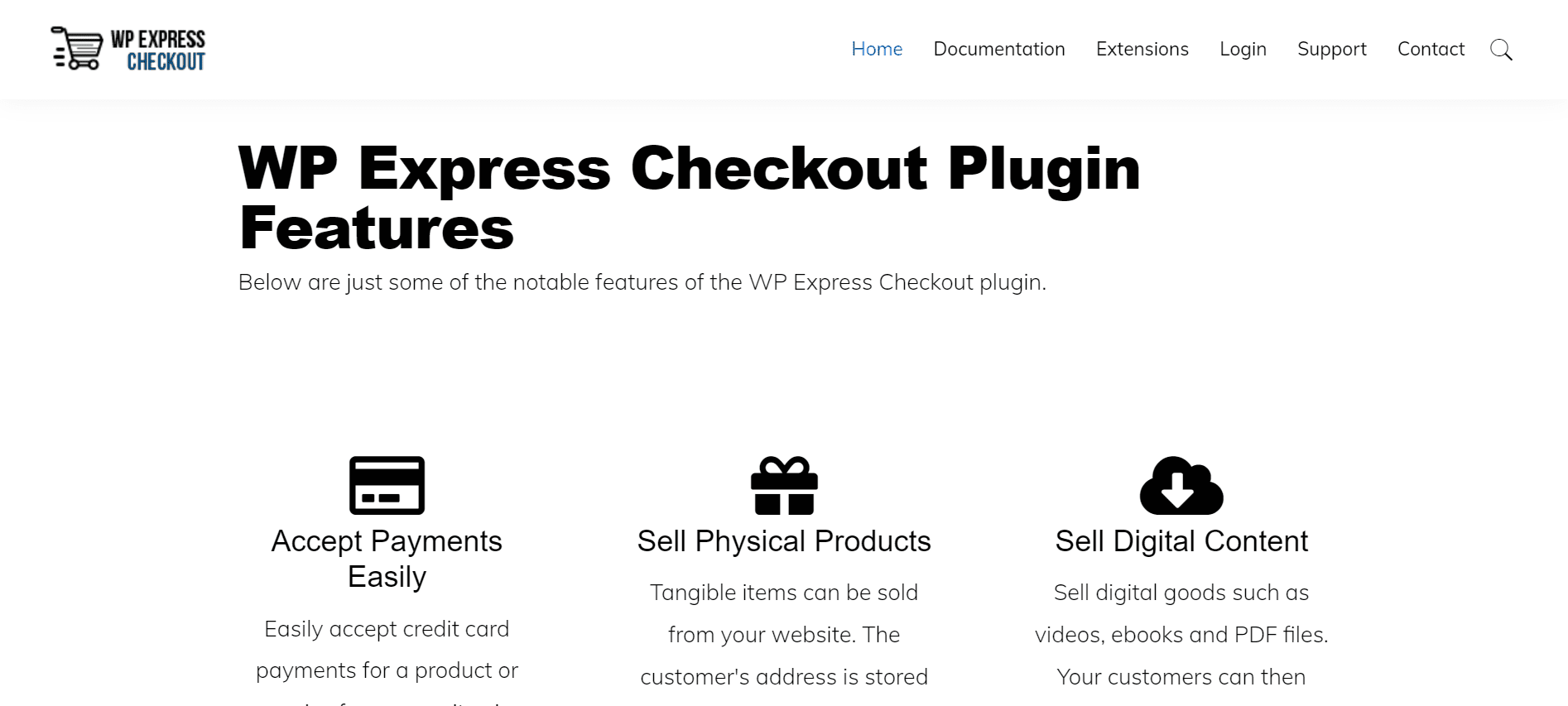 WP Express Checkout Plugin Features