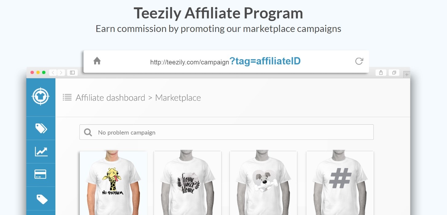 Teezily Affiliate Program