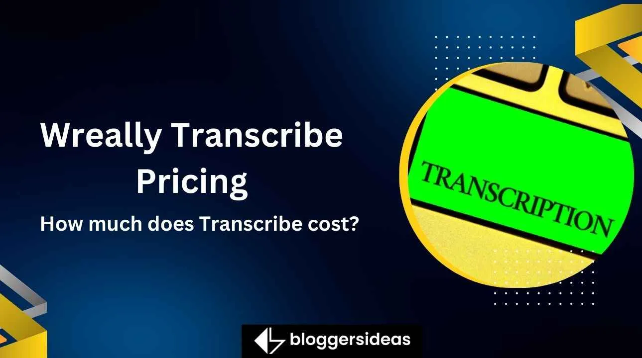 Wreally Transcribe Pricing
