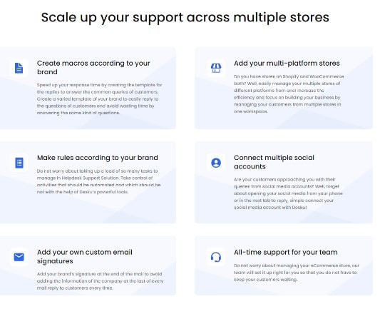 eCommerce Focused Features Multi-Stores