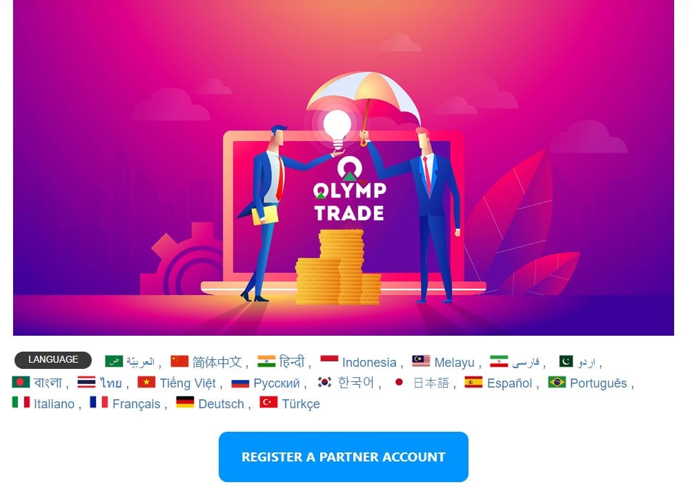 olymp trade forex Affiliate Programs 
