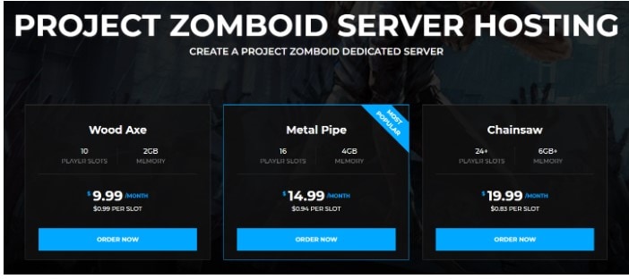 shockbyte Project Zomboid Server Hosting
