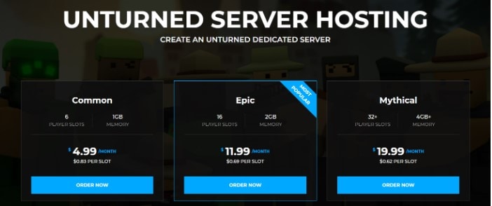 shockbyte Unturned Server Hosting