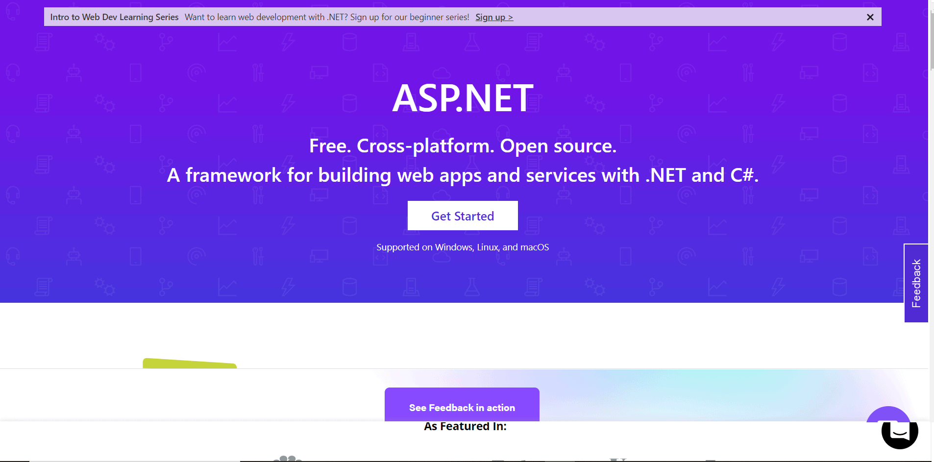 Meilleur hébergement ASP.NET - Page d'accueil
