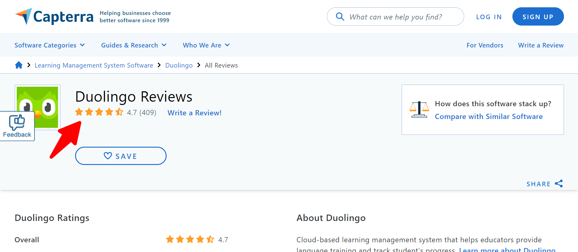Duolingo Customer Reviews on Capterra