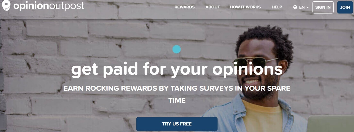 Opinion Outpost : sondages pour l'argent PayPal