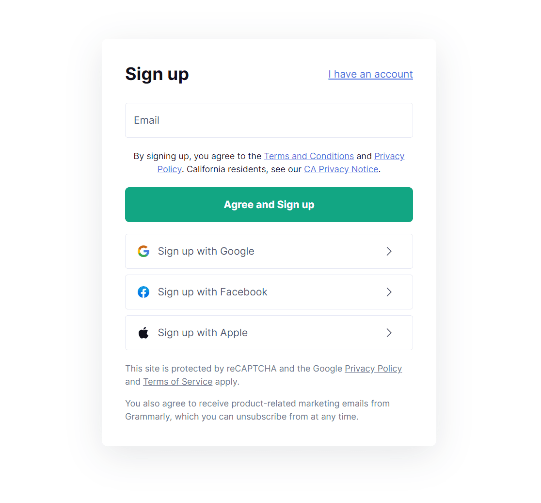 Grammarly discount code sign up
