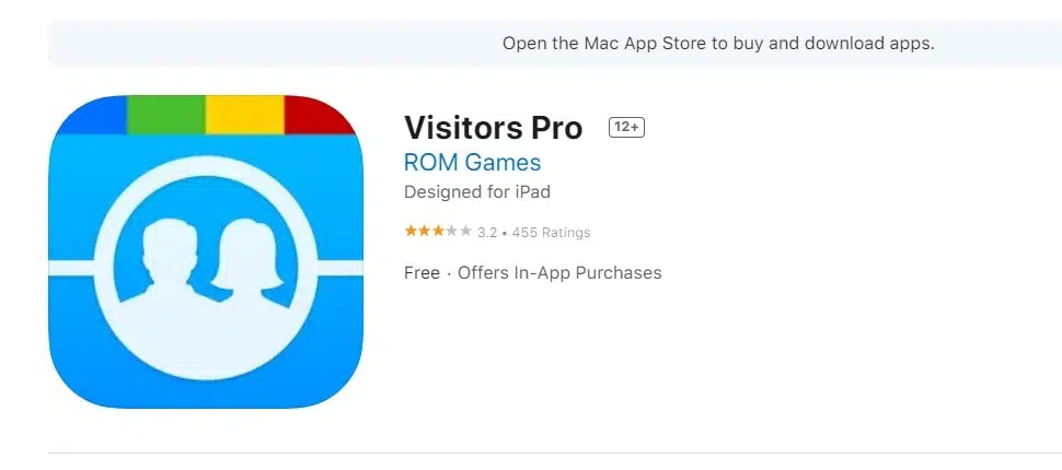 Visitors Pro App