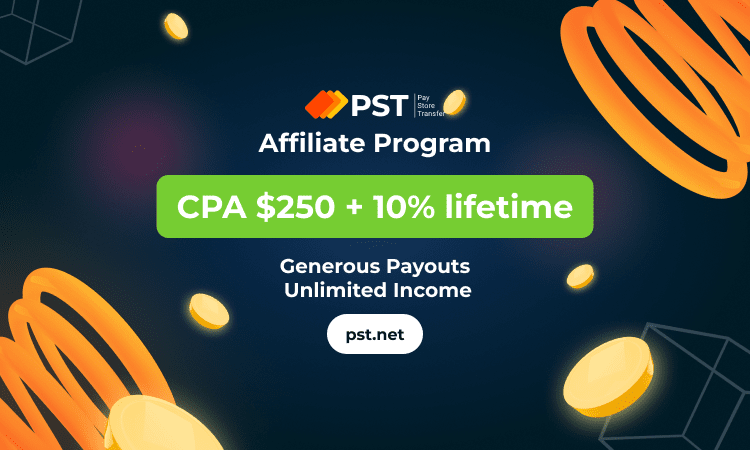 Affiliate Program ($250 CPA + RevShare) by PST.NET