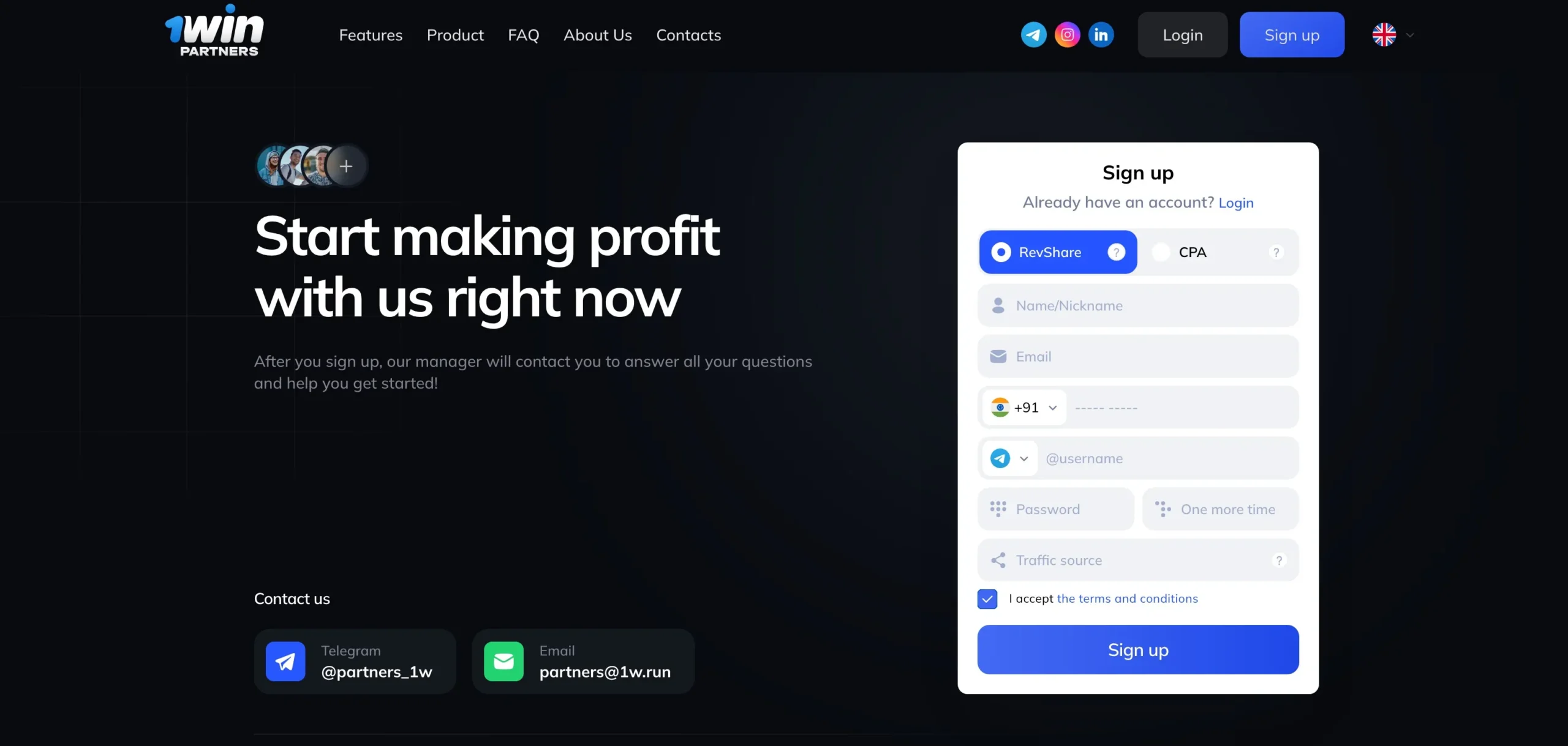 1win Affiliate Program 1win Affiliate Program