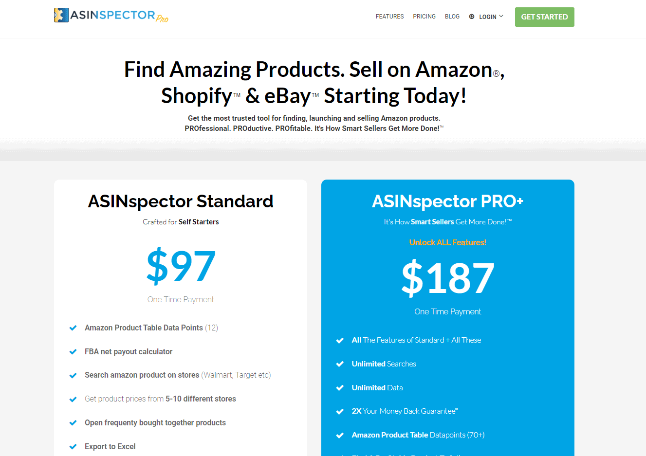 ASINspector pricing