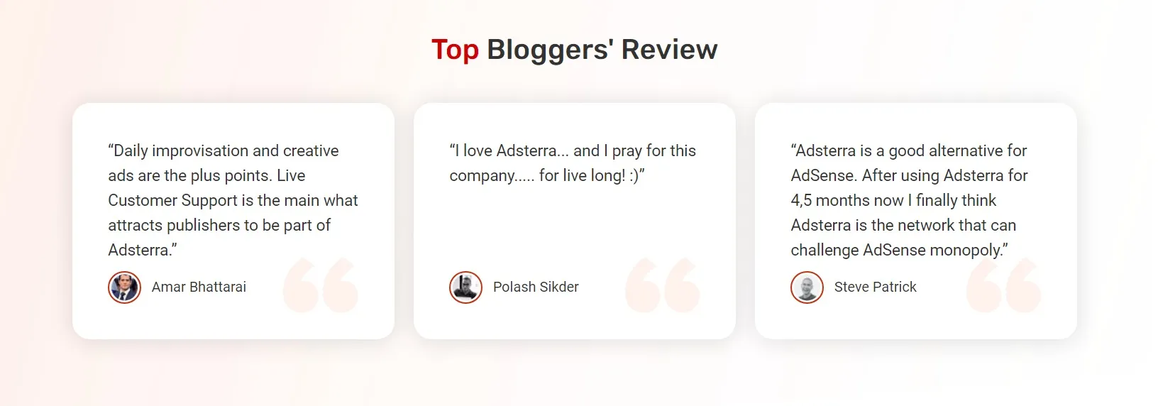 Adsterra User Reviews