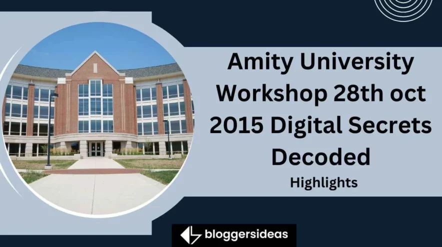 Workshop der Amity University