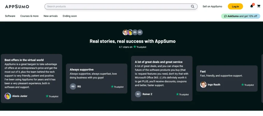 AppSumo - User Reviews