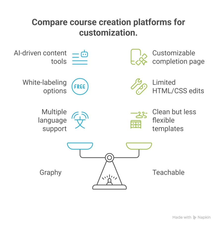 Graphy Vs Teachable Course Craetion Platform 
