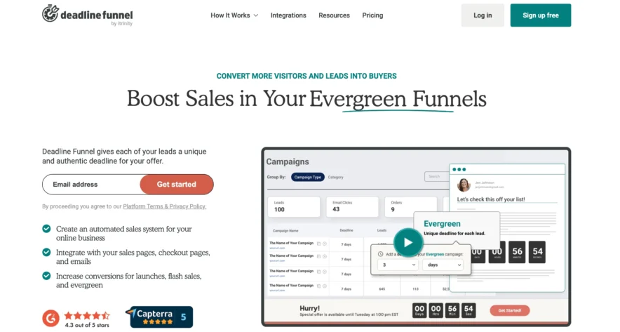 Deadline Funnel Free Trial 