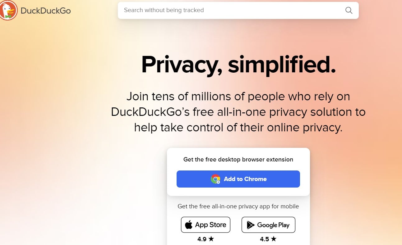 DuckDuckGo Usage Stats 