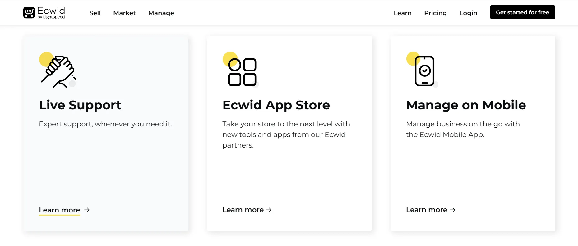 Ecwid Review- Features