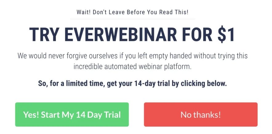 EverWebinar - Free Trail