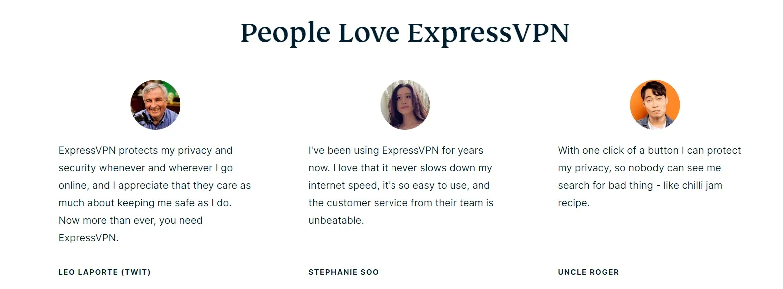 ExpressVPN user reviews