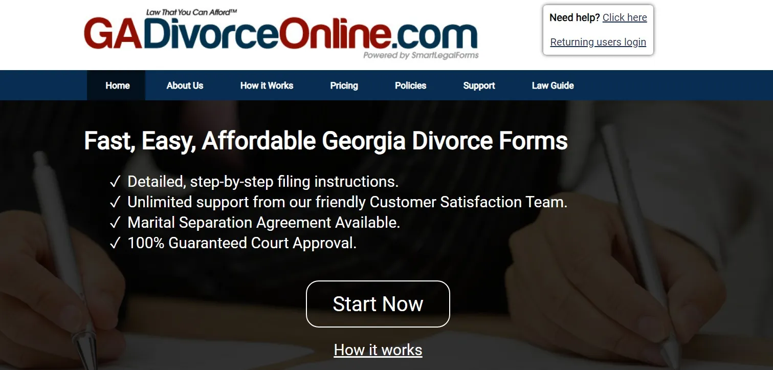 GA Divorce Online
