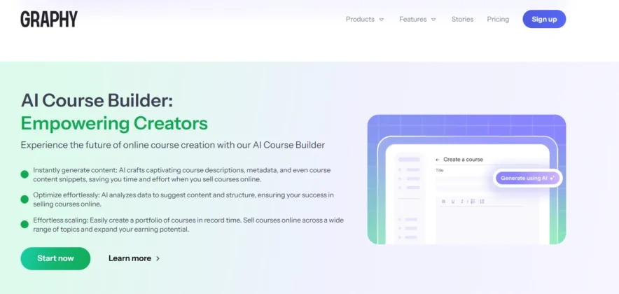 Graphy Content creation & deliverability 