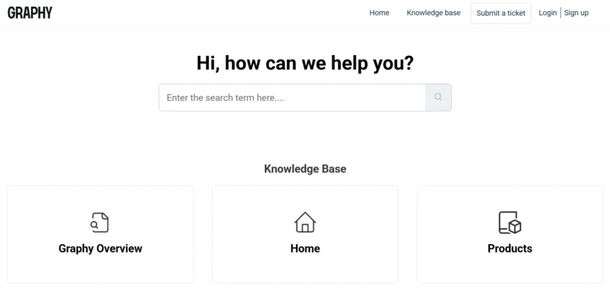 Graphy Customer Support 
