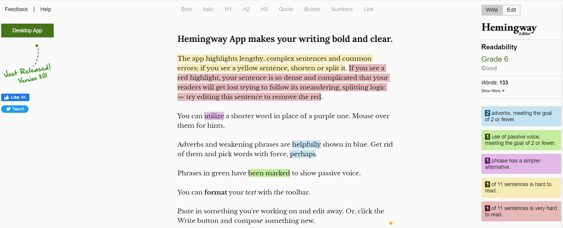 Hemingway App: Grammarly Alternatives