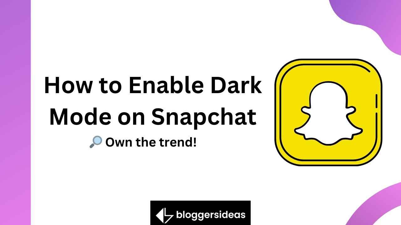 So aktivieren Sie den Dunkelmodus auf Snapchat