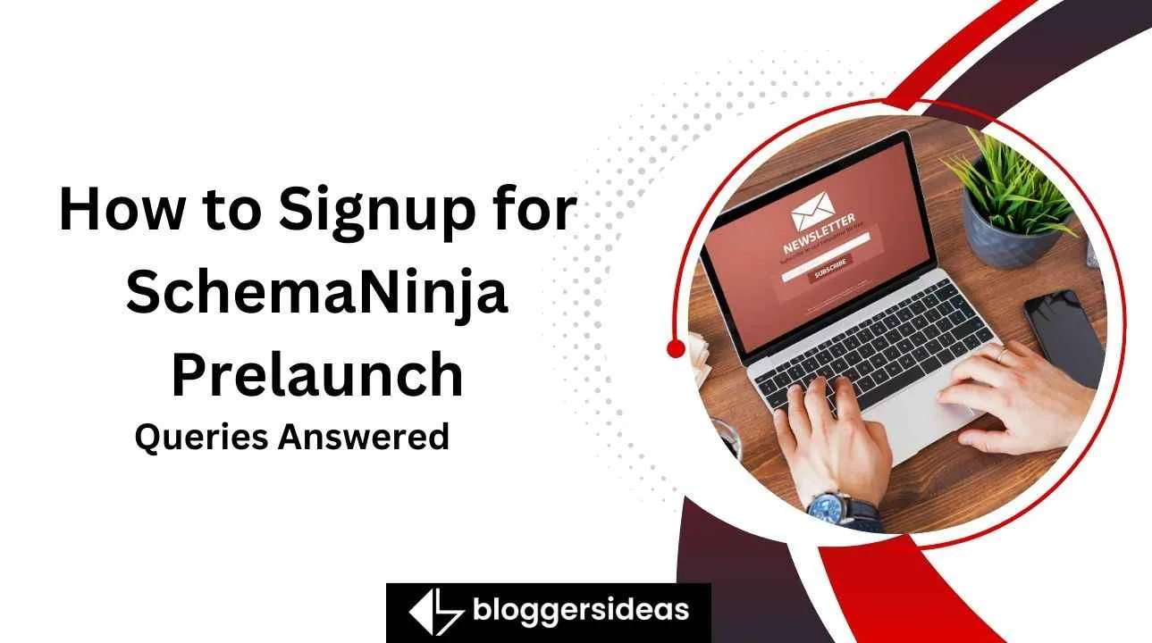 How to Signup for SchemaNinja Prelaunch