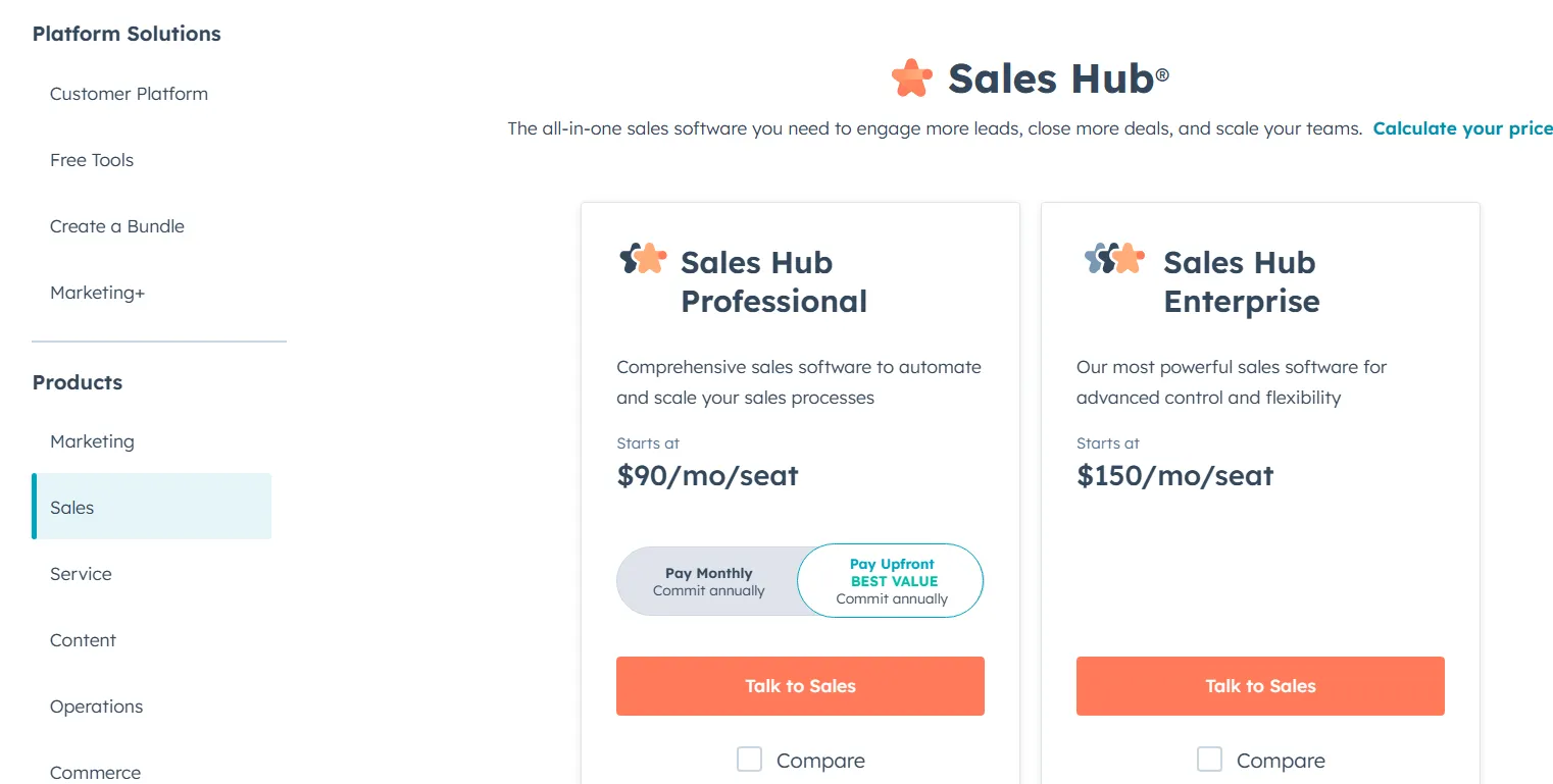 HubSpot Sales Hub