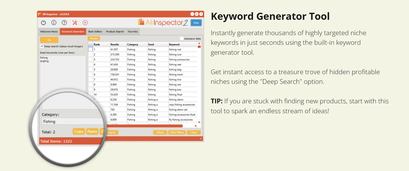 Keyword Generator Tool