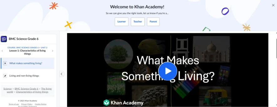 Khan Academy Video Content 