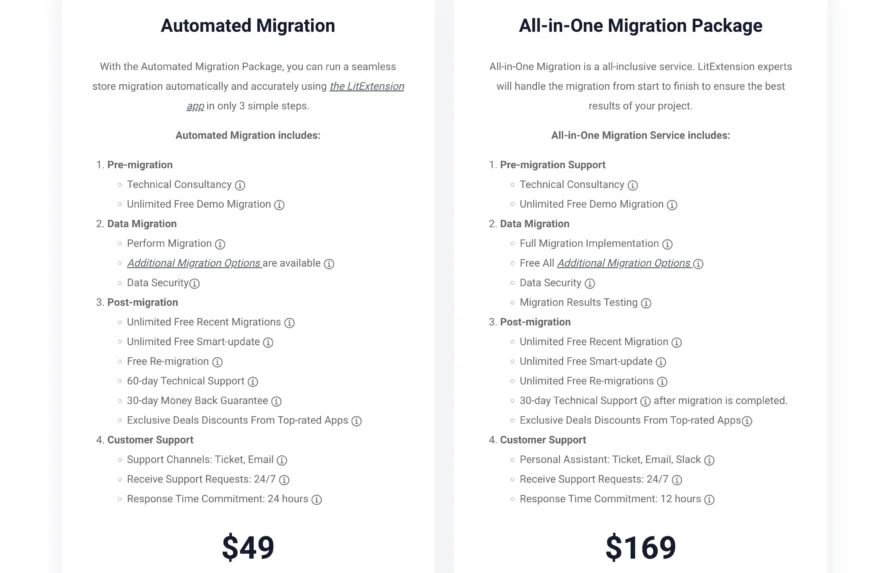 LitExtension Pricing Options