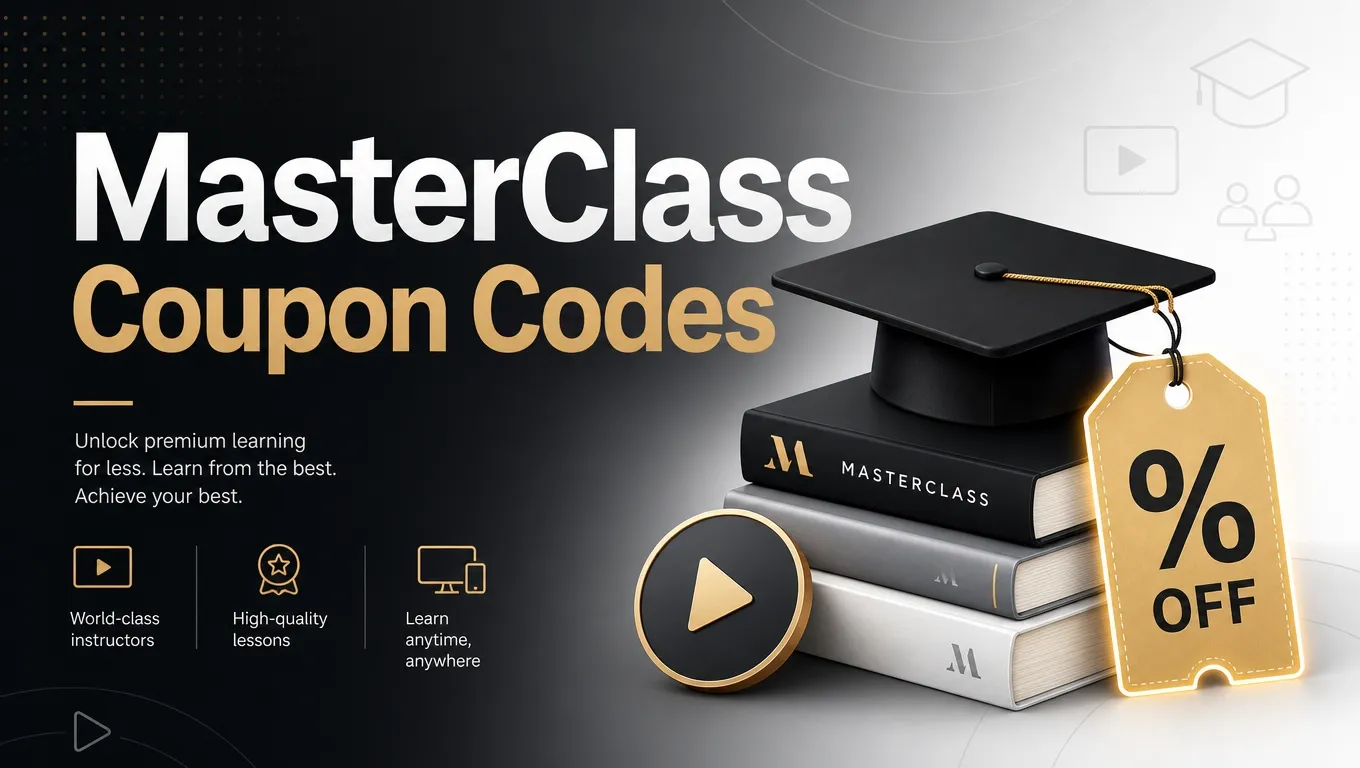 Códigos de cupom MasterClass