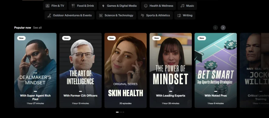 Masterclass Overview 