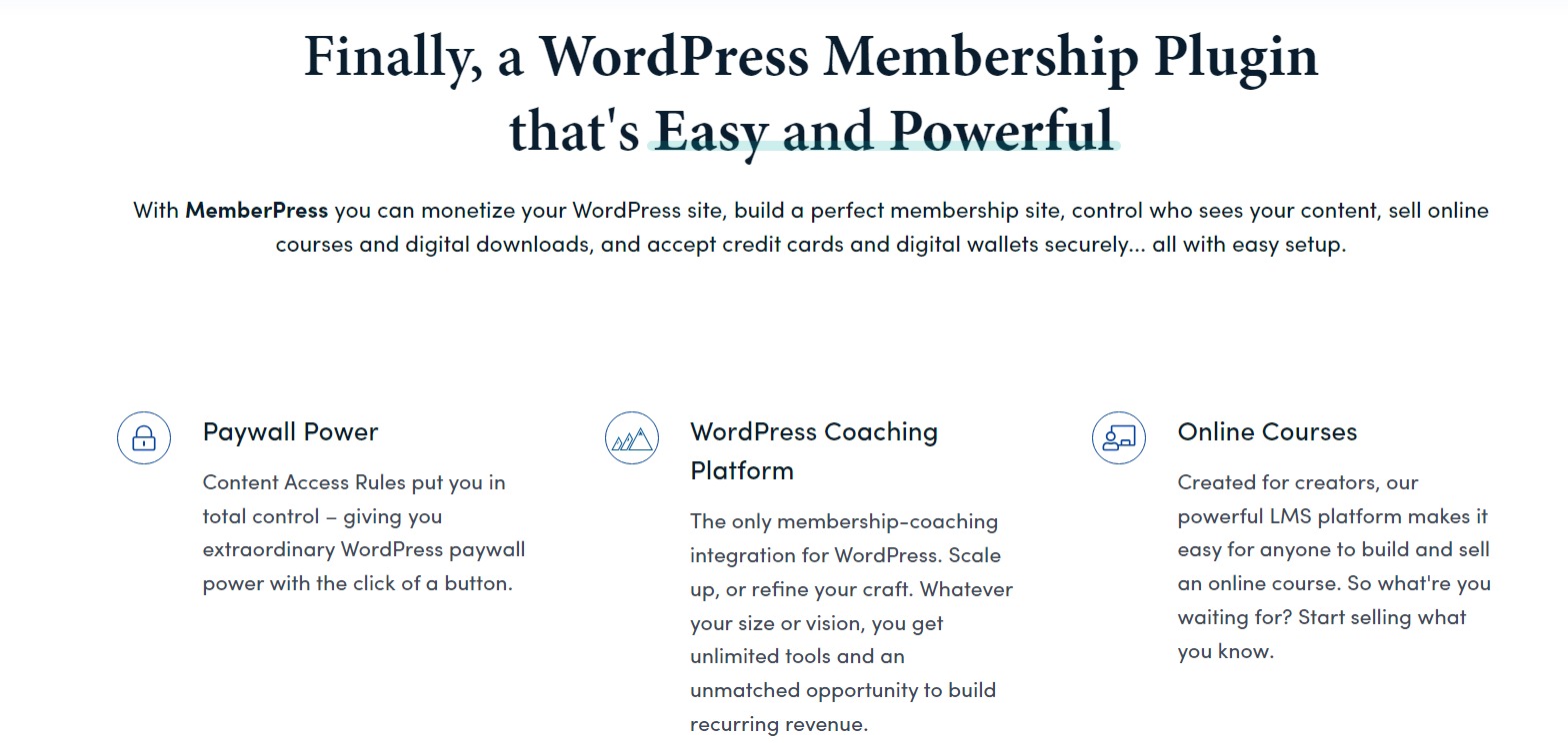 MemberPress Features