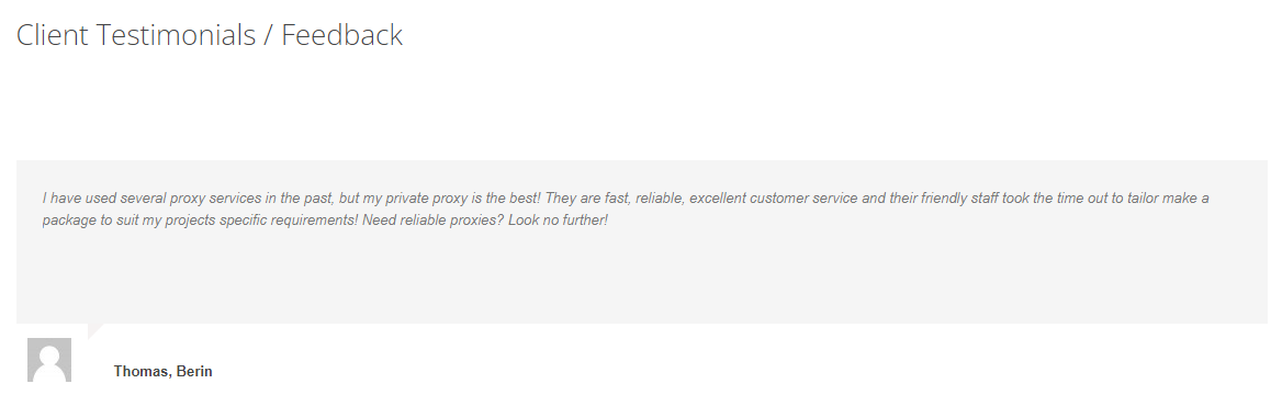 MyPrivateProxy Customer Review