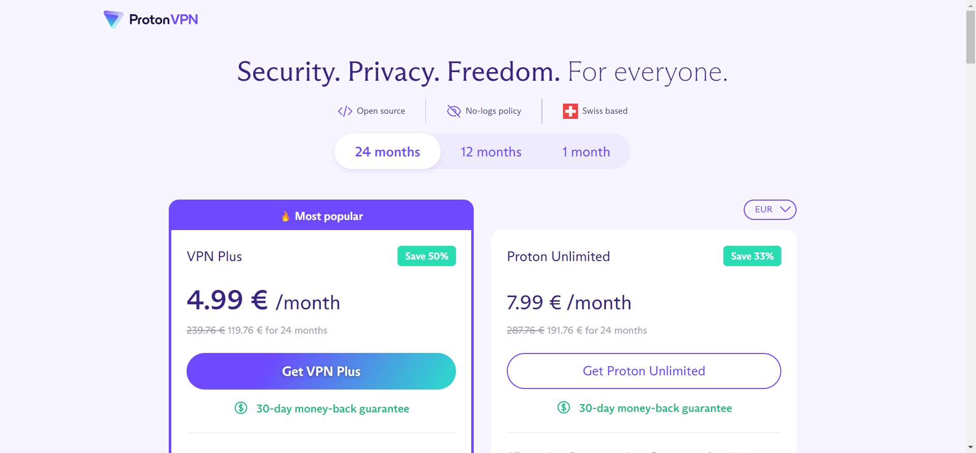 Proton-VPN-Pricing - ProtonVPN vs NordVPN