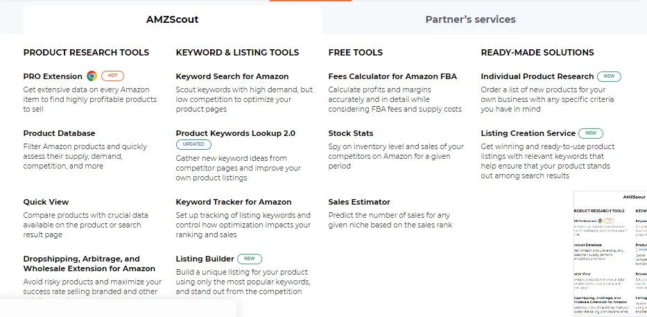 amzscout features