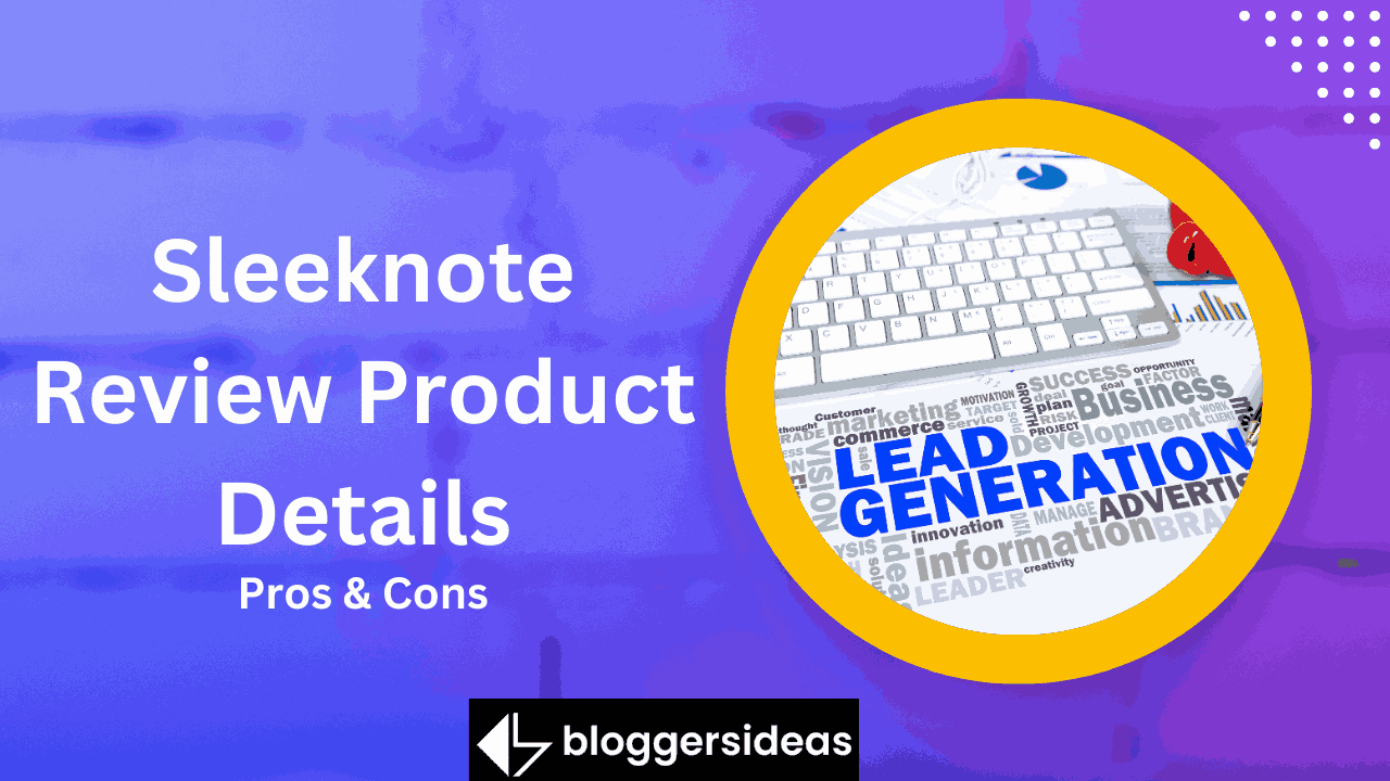 Sleeknote Review Product Details