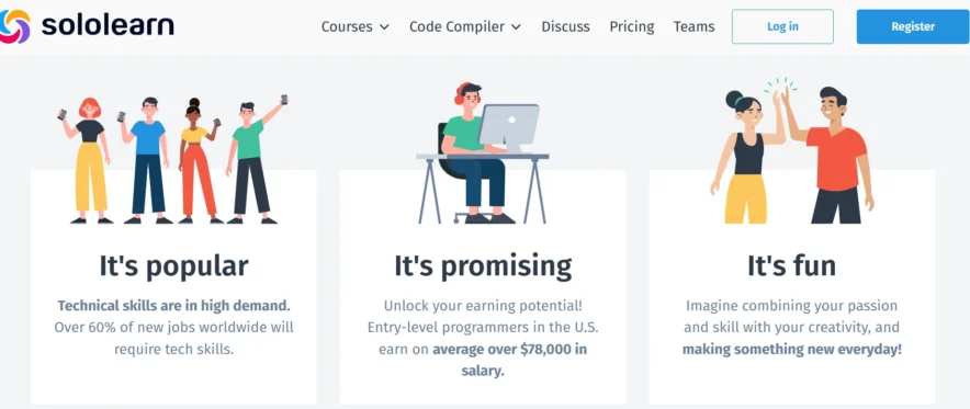 Sololearn Teaching Style 