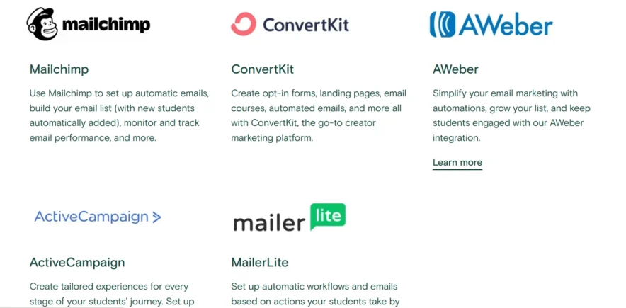 Teachable Integrations 