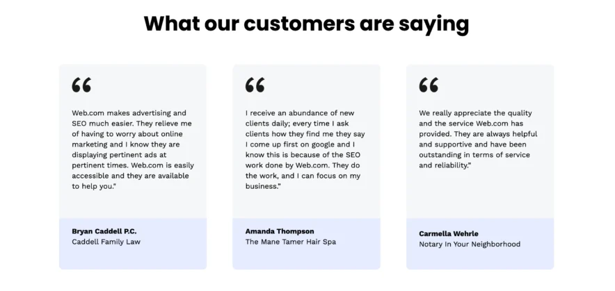 Web.com Hosting - User Reviews