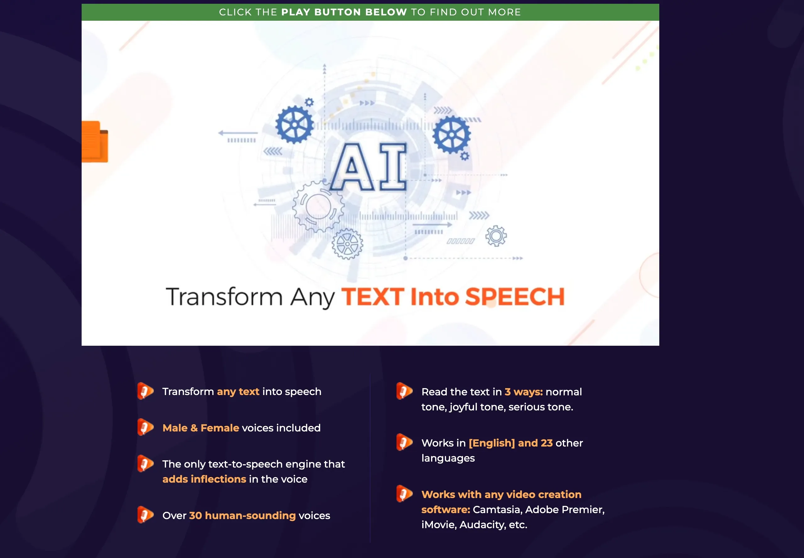 Why Choose Speechelo? Why Choose Speechelo?