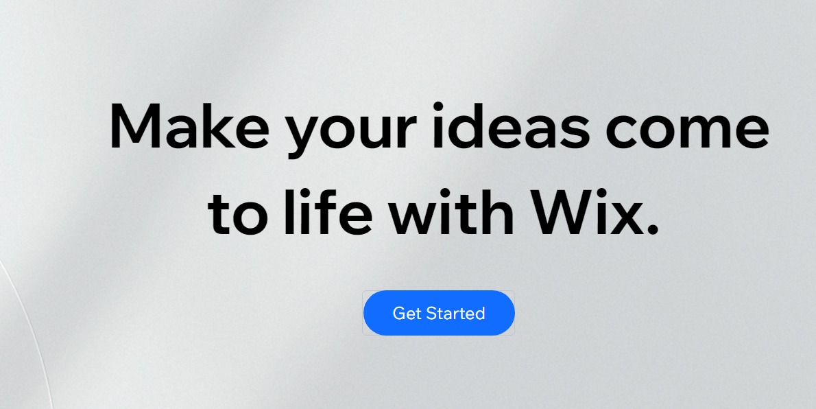 Get started with Wix