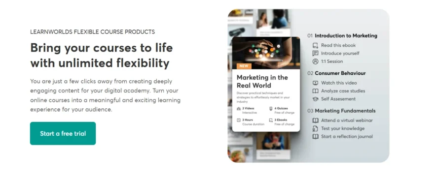 Learnworlds Course creation