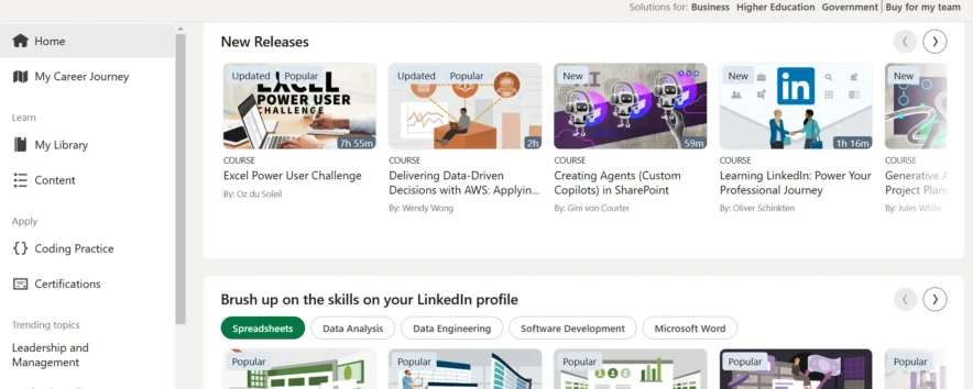 Linkedin Learning overview 